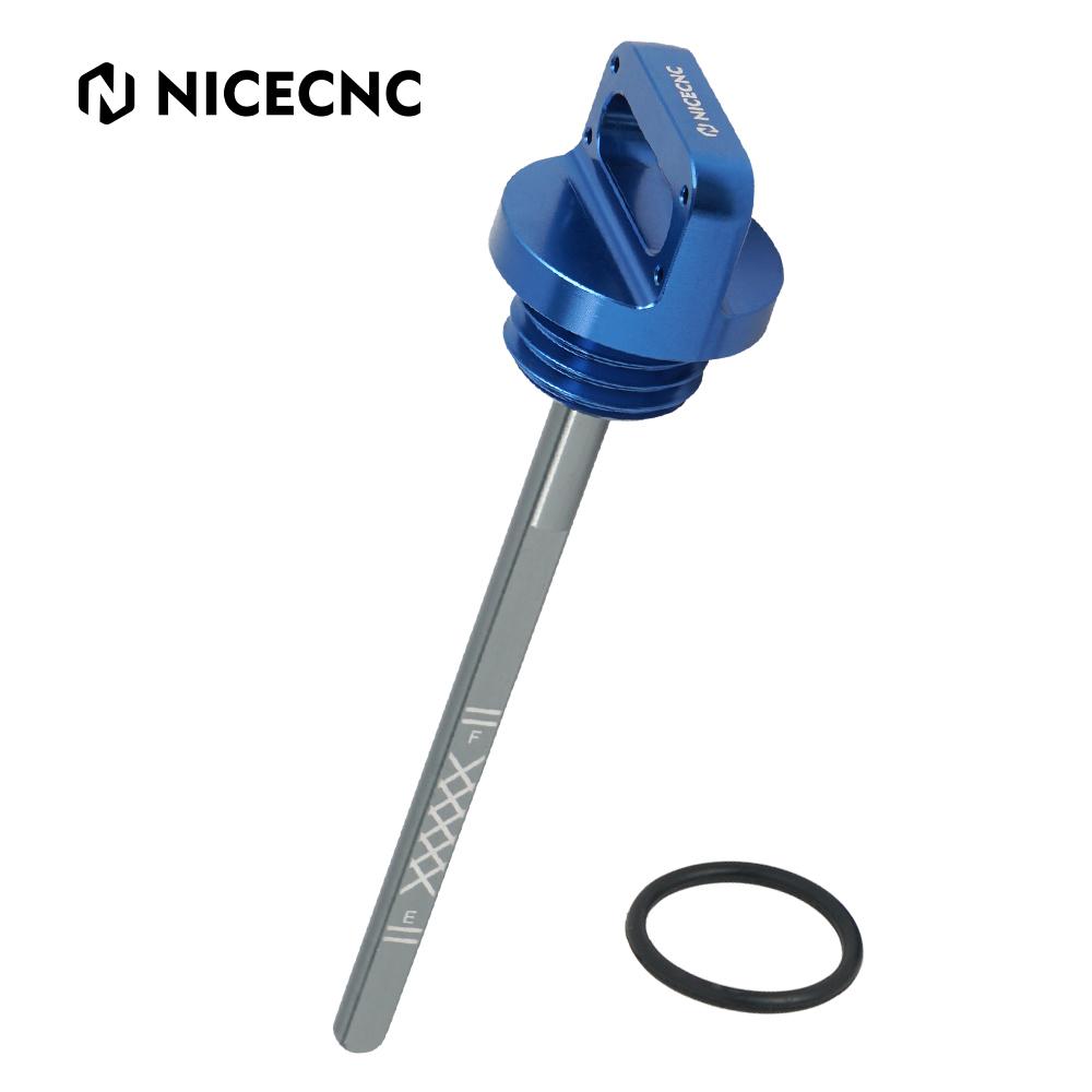NICECNC For Yamaha Raptor 700 YFM700 YFM700R SE Special Edition Oil Dipstick For Yamaha Raptor 700R YFM700R 660R YFM660R YFZ450 синий