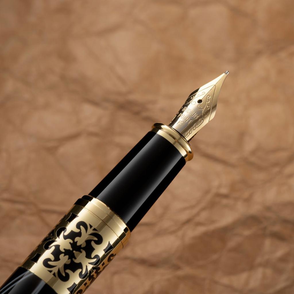 Luxury Metal 26 Large Nib Fountain Pen Acrylic Body Calligraphy Practice Pen