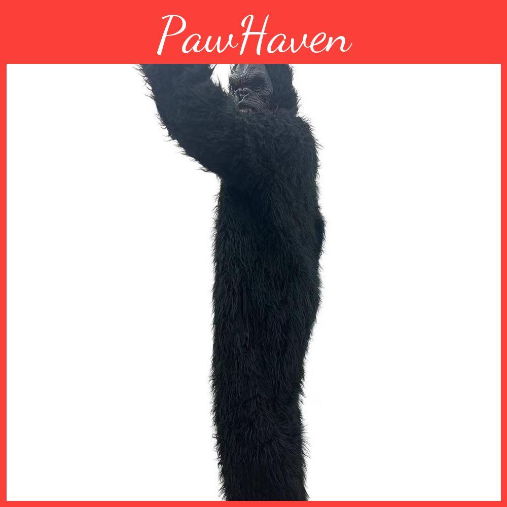 King Kong Chimpanzee Animal Costume For Halloween Stage Show Unisex Theater Outfit