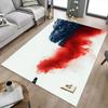 1pc Fire and Blood Office Carpet Chair Mats, Home Decor Mat Fantasy Theme Mat Durable Mat, Dragon Decor,Suitable for Fantasy Theme Lovers