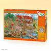 Tenyo (Tenyo) [Made in Japan] 1000-Piece Jigsaw Puzzle Disney Mickey & Friends Lively Log Cabin (51x73.5cm) D-1000-866, Includes Glue, Spatula, and