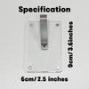 Universeller vertikaler Auto-Sonnenschutz Foto-Rahmen-Clip & magnetischer Polaroid-Visier-Halter - 5x7 Acryl/PVC Display Dekor Zubehör