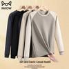 Mao Ren Men's Heavyweight Air Layer Round Neck Sweatshirt