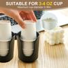 Set of 3 Elegant Paper Cup Organizers with Double Tubes Designs Home Decoration Portable for Household Easy Access