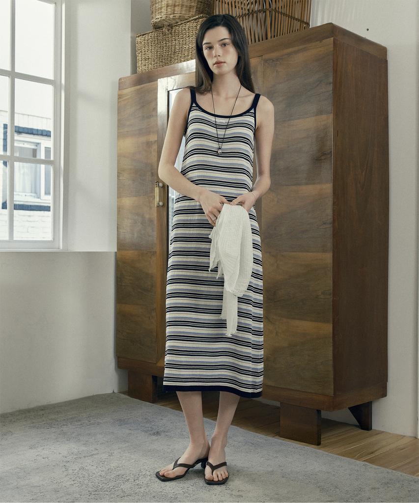 Jucy Judy Striped Knit Dress J1Op321H