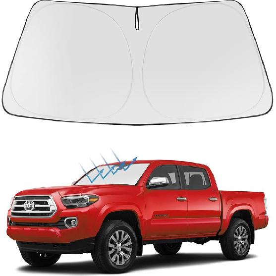 Proadsy 2025 Upgrade Front Windshield Sun Shade Foldable RAV4 Sunshade Protector Fit -2025 RAV-4 SUV Crossover, TRD Off-Road, LE XLE Premium Limited