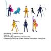 5/6/8Pcs Kpop Hunter Figure Cake Topper Animated Movie Inspired Cartoon Character Figurine Statue Collectible Model Home Office Desktop Decoration