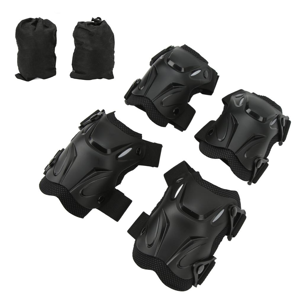 Knäskydd Armbågsskydd Skydd Justerbara Stötdämpande Ergonomiska Utomhussäkerhetsmaterial för