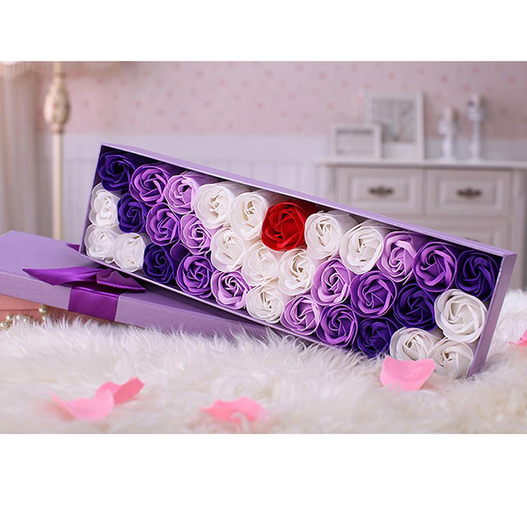 Valentine Forever Flowers Soap Gift Box