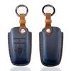 Leather Car Key Case For Ford Fusion Mustang Explorer F150 Edge Mondeo Focus Mk4    Covers Accessories Car-Styling
