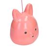 Garden Statues Lanyard Design Cute Red Animal Shape Waterproof Durable Home Pendant for Yard Outdoor