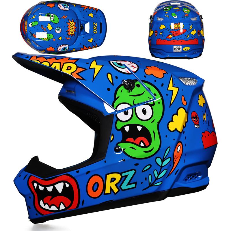 2025 ORZ-903 Latest Off Road Motorcycle Helmet Mountain DH Off Road Helmet Bicycle Track Helmet