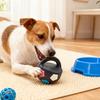 Handle-Equipped Calming Ball, Interactive Football Dog Toy With Squeaker, Dispenser, And Licking Feature, Floating Dog Toy, Suitable For Small, Medium