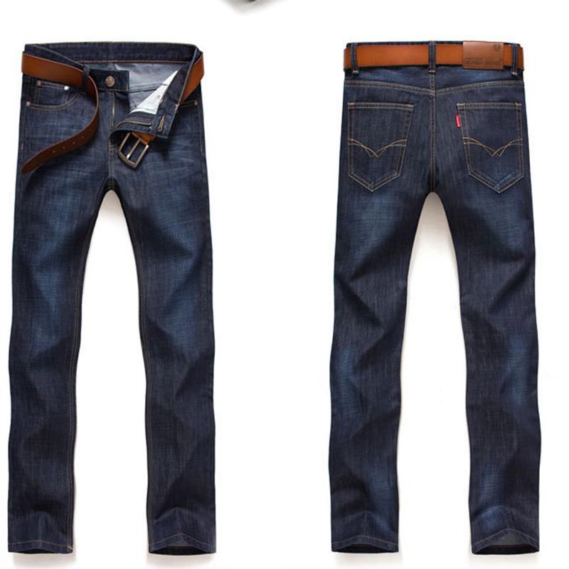 Jeans Herre Stretch Denim Slim Jean Man Business Herre Jeans Merke myke bukser Herrebukse