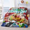 Halloween fantasy comedy adventure cartoon movie Scooby-Doo blanket soft home furnishing nap decoration four seasons warm Sherpa blanket U1