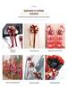 Snow Yarn Ribbon Pull Flowers for Wedding Room & Car Decorations
