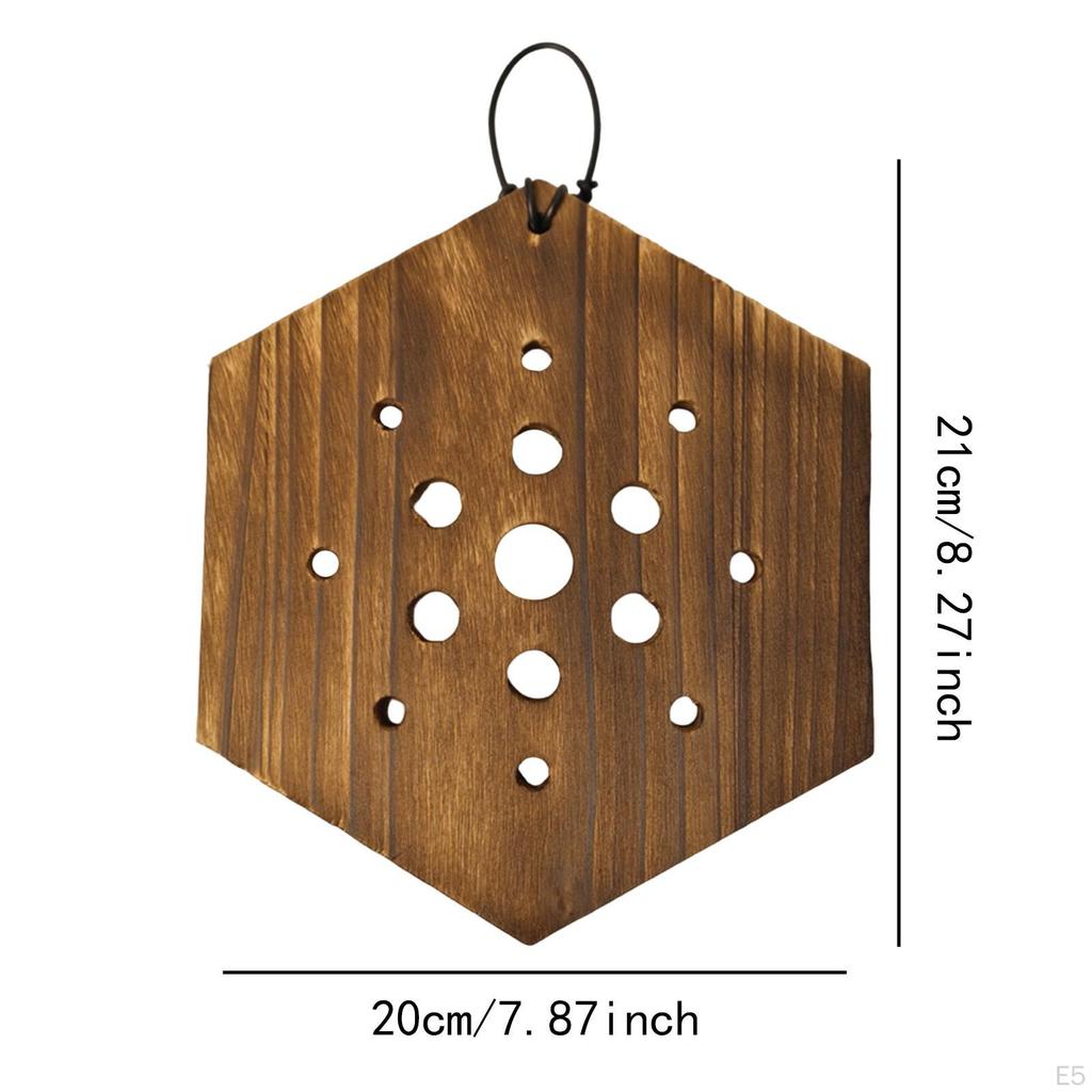 Fern Holder, Wooden Frame for Indoor Gardening, Lightweight Accessories, Multipurpose Hanging Pot