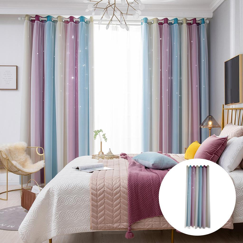 Штора extra long на люверсах, для зонирования, светоблокирующая, для гостиной, спальни