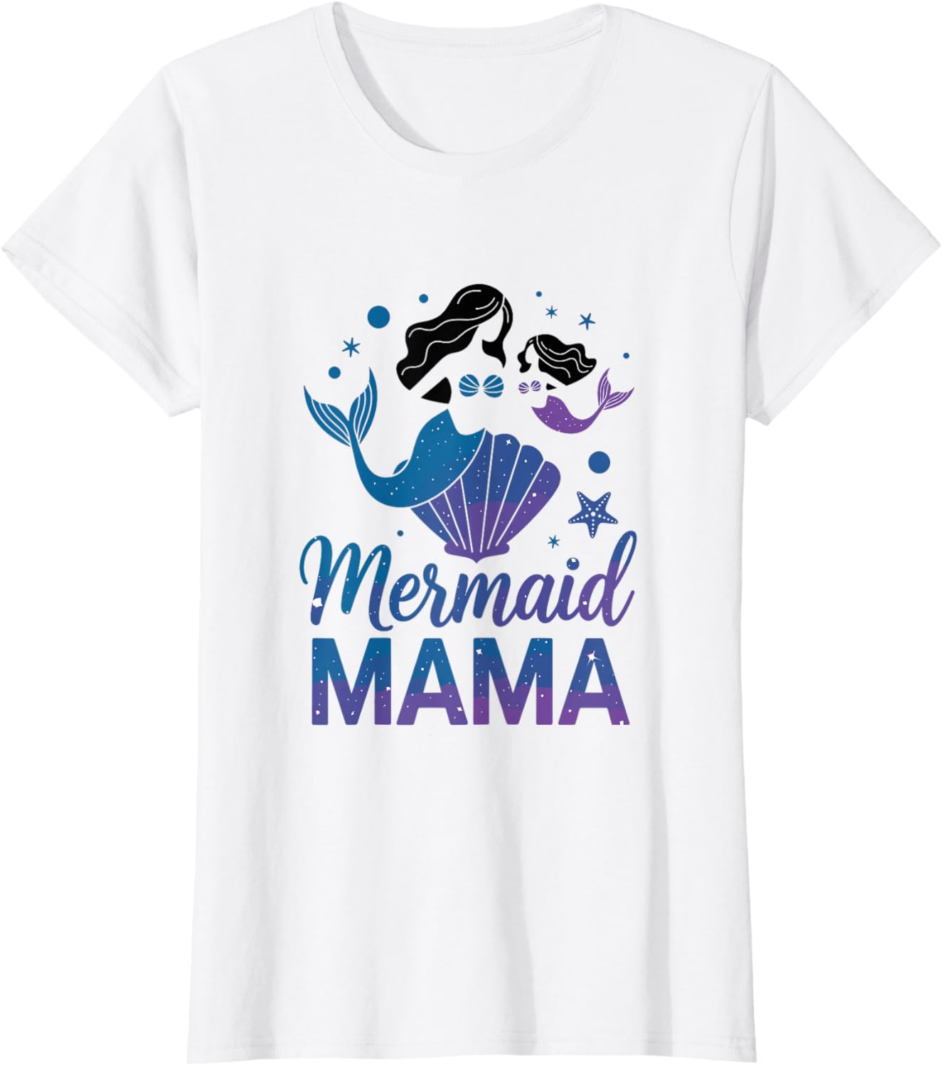 Mermaid Mama Magical Ocean T-Shirt S разноцветный