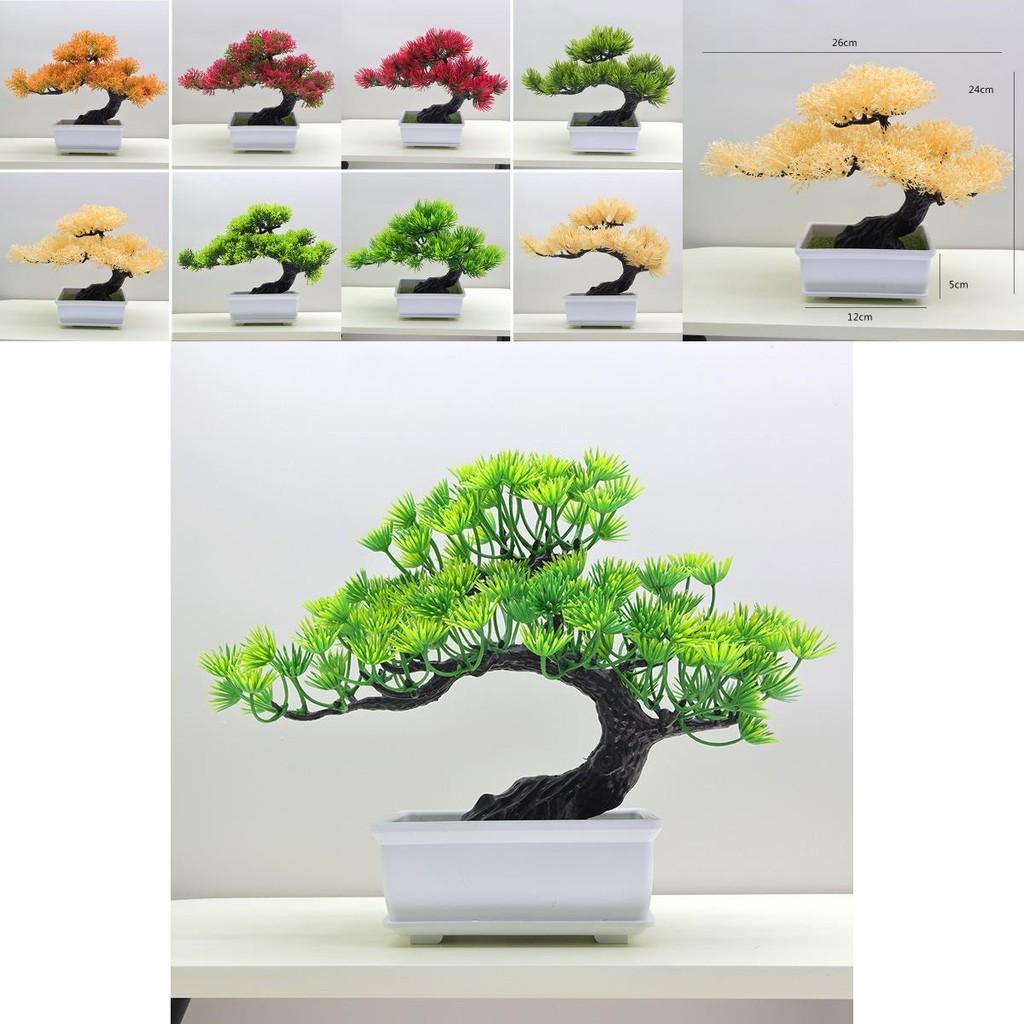 Faux Pine And Branches Decorative Plant For Garden And Living Room