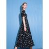 Sancai 2025 Summer Square Neck Floral Maxi Dress