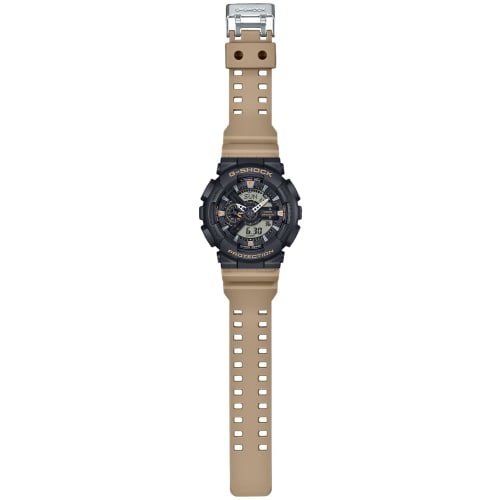 Casio G-Shock Two Tone Utility Colors Series Watch GA-110TU-1A5JF Men's Khaki