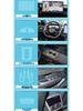 Mazda EZ6 Interior Protection: Rear AC Screen Guard & Navigation Tempered Glass
