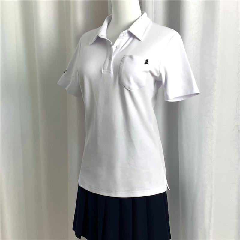 

Автентична японська академічна форма JK - Поло з коротким рукавом, що підкреслює фігуру 2XL