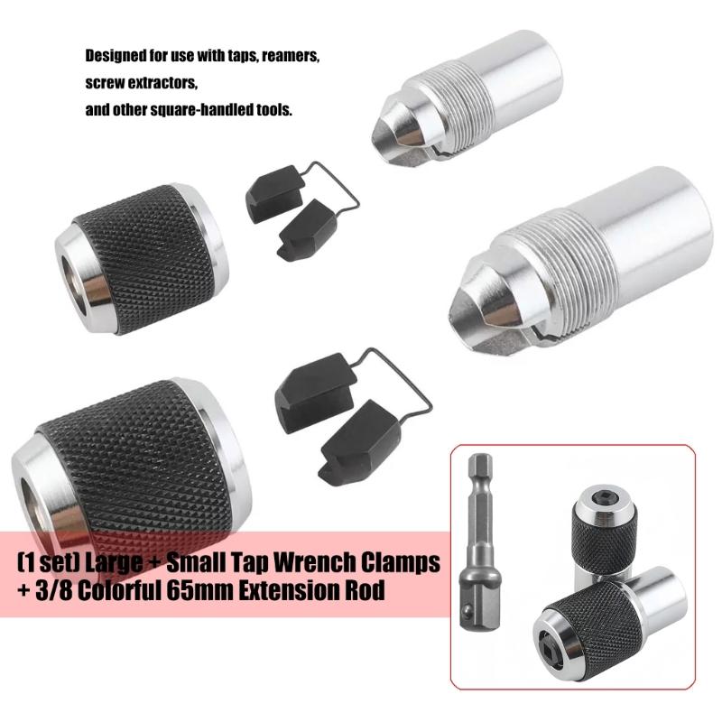 Heavy Duty High Strength 65mm Tap Wrench Spanner Socket 3/8 Drive Carbon Steel Ratcheting Mechanism Threading Accessory