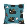 Manga Ranma 1⁄2 Square Pillow Case Adventure Martial Comedy Cushion Covers Polyester Decorative Pillowcase for Home 45x45cm
