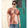 Fanient Mens Hairy Chest T-Shirts Funny Crewneck Graphics Pattern Short Sleeve Tee Shirts Quickly Dry and Cool