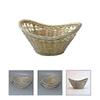 Large Flower Basket Multi-function Storage Basket Bamboo Woven Basket Bamboo Woven Egg Basket