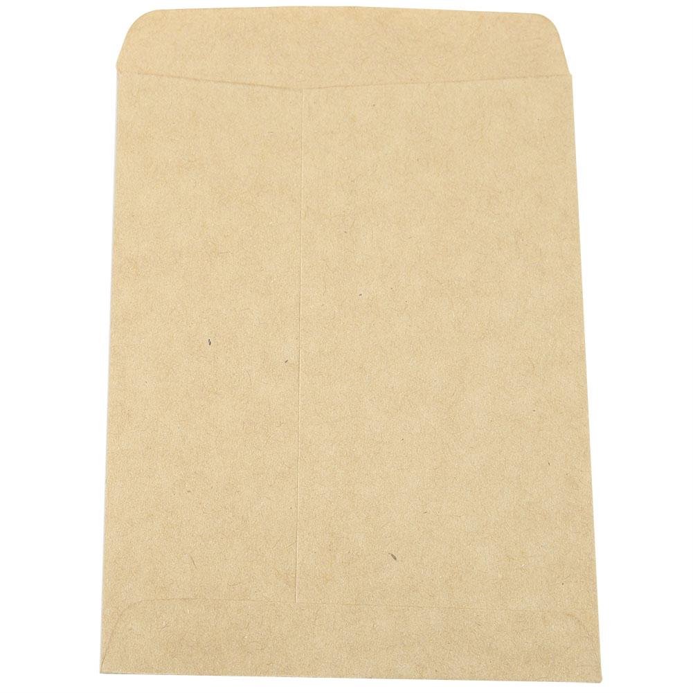 100 sztuk Torebki z Papieru Kraft Nasiona Kukurydzy Pszenicy Ryżu Torba do Pakowania Przechowywania Koperta 6*11cm