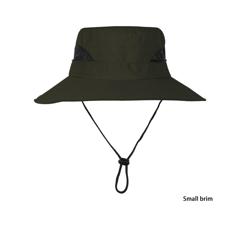 Solid Small Brim Mesh Bucket Hat Unisex Waterproof Bob Caps Hip Hop Gorros Men Women Panama Cap Beach Fishing Boonie Sunhat