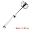 Stainless Steel Semi-Automatic Whisk Stirrer Mixing Mixer Egg Milk Beater Kitchen Baking Tool Egg Cream Blending Stirring Mixer