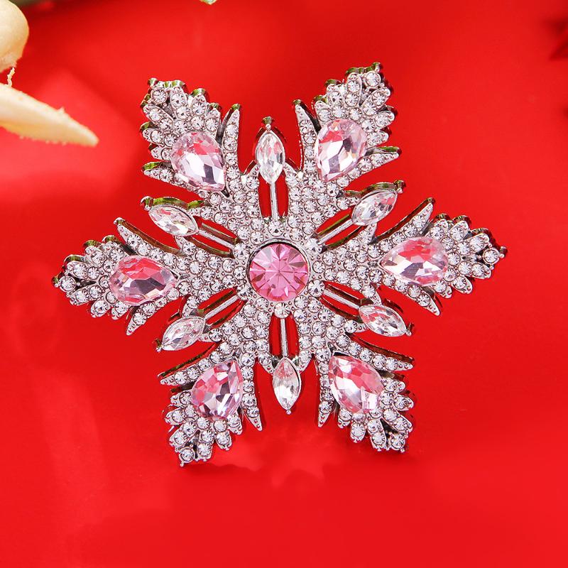 

Броши-снежинки для женской одежды, пальто, аксессуары, подарки