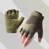 Men's Non-Slip Half-Finger Gloves - Durable for Spring/Summer Cycling, Mountaineering, Outdoor Sports, Training, and Fitness