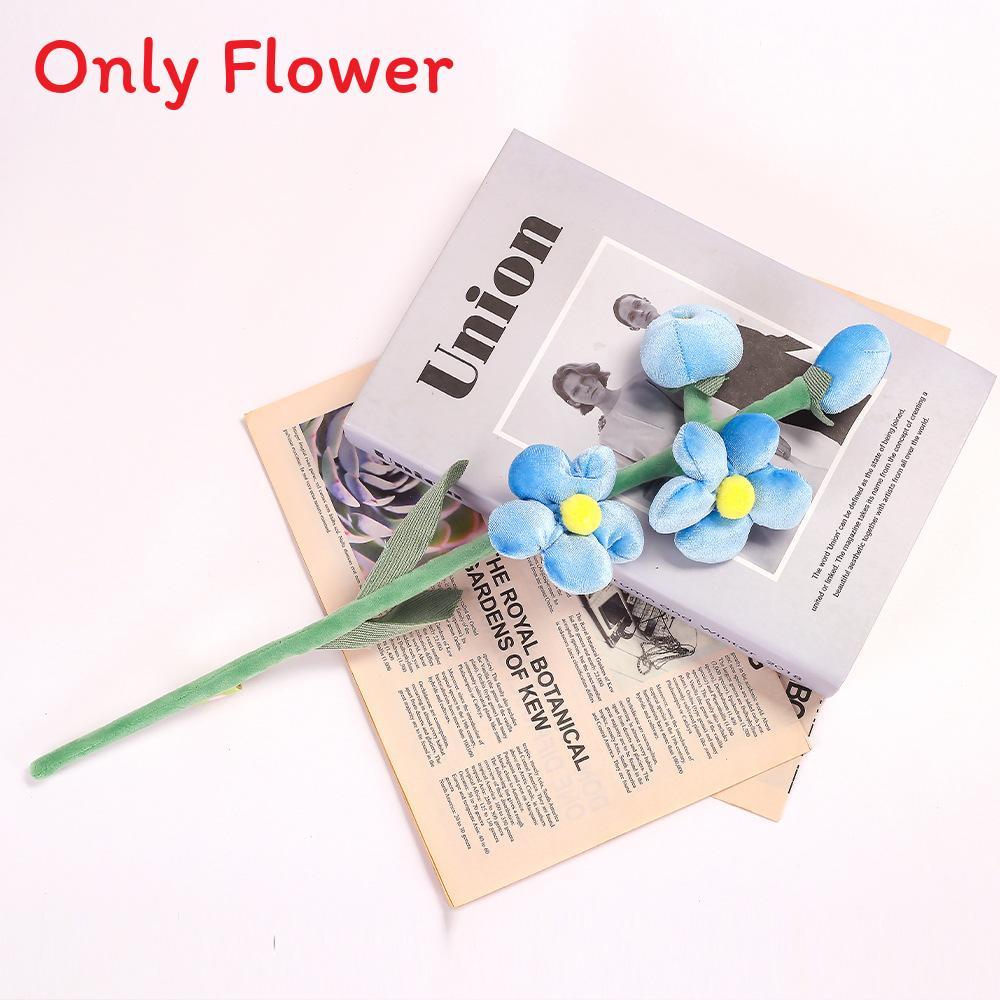 Plush Flower Bouquet Gift Set With Soft Short Plush For Home Decor And Relaxation