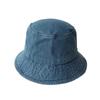 Autumn and Winter Denim Hat Women's Versatile Bucket Hat Big Head Circumference Showing Face Small Bucket Hat Retro Washing Basin Hat