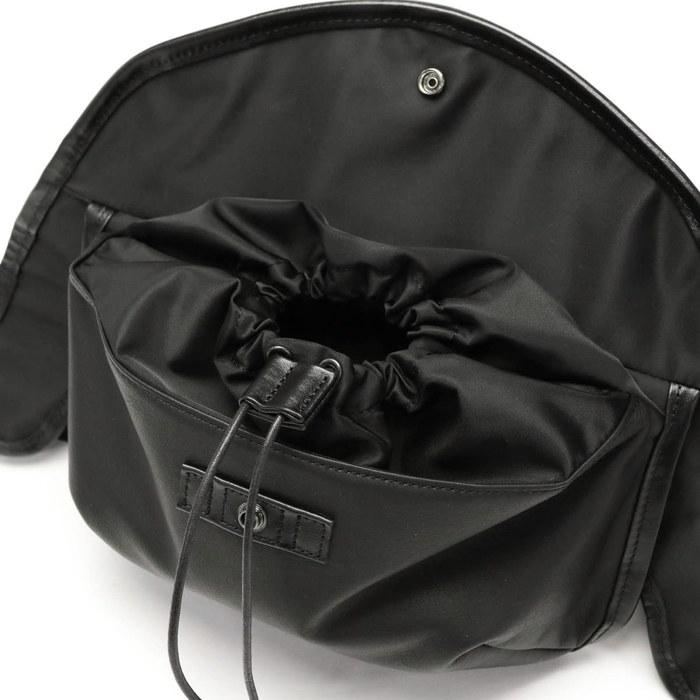 [Masterpiece] Face Leather Shoulder Bag 02870-l Black/10 Black(10)