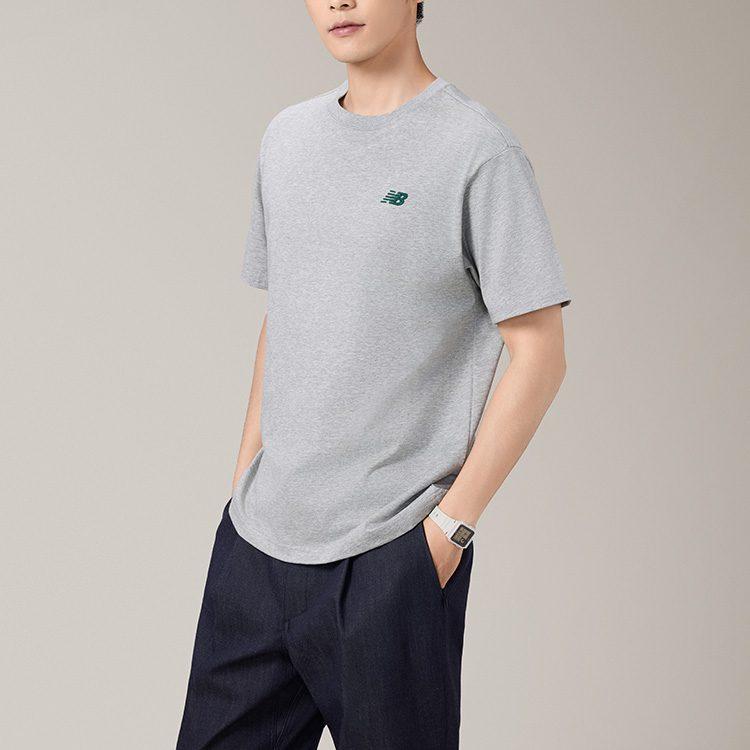 New Balance T Shirt Men's Heather Gray AMT52330-GHM