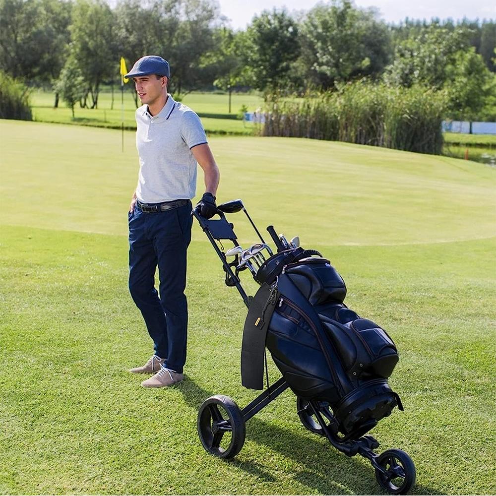 Double-Sided Retractable Golf Club Brush and Golf Towel Kit Non-Slip Handle