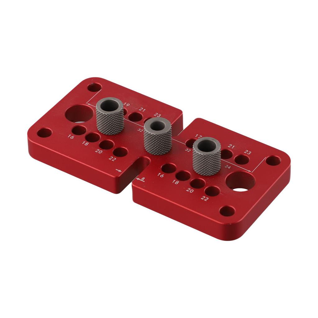 1 Set Doweling Jig Self Centering Vertical Drilling Guide Hole Locator Puncher Tools Drilling Locator Wood Dowelling Jig