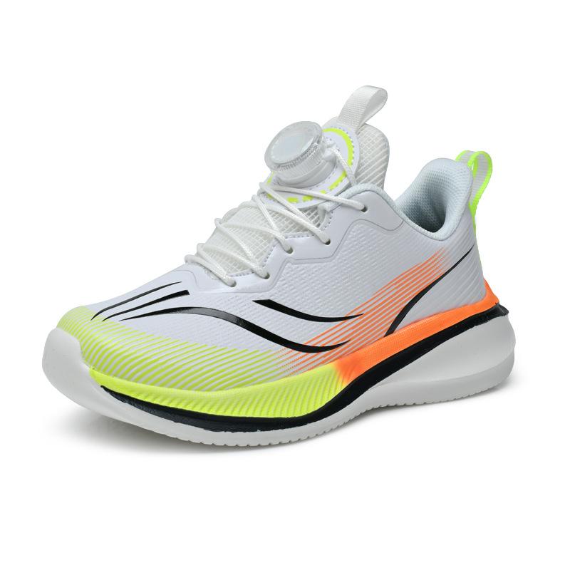 Chitu 6pro Children's Sports Shoes New Boys and Girls Fly-woven Velvet Warm Button Shoes Student Running Shoes