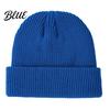 Fashionable Versatile Beanies Cap Windproof Hat Warm Winter Knitted for Kids Solid Color No Scratch
