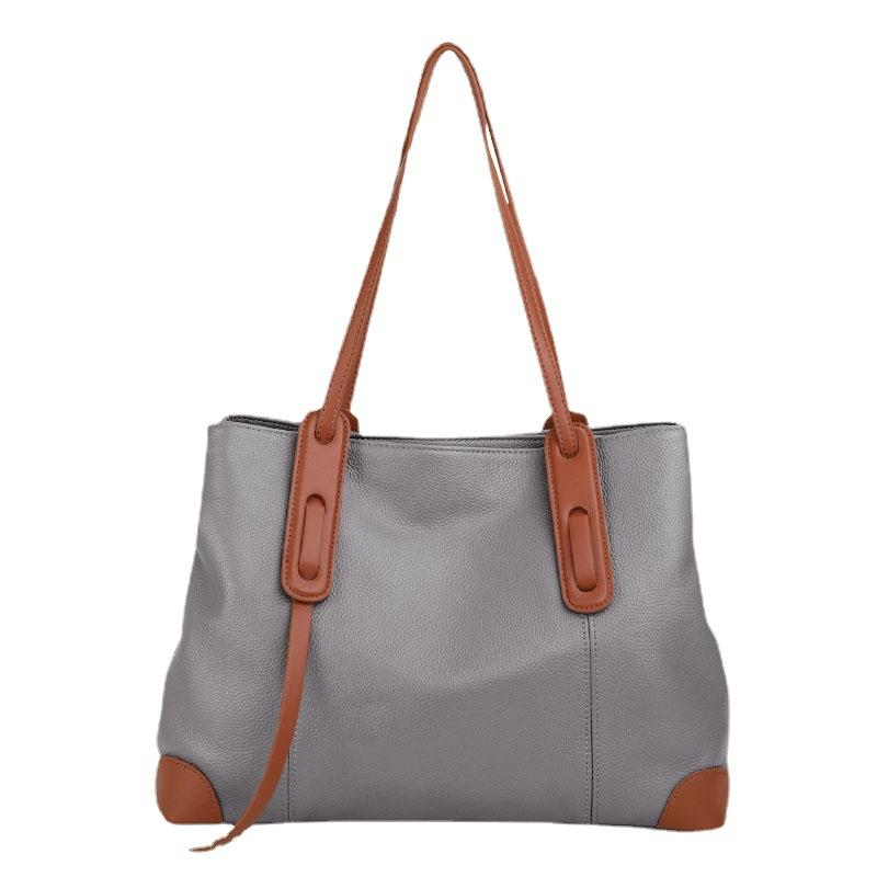 Tote Bag for Women New Fashion and Versatile Large Capacity Handbag Soft Leather Shoulder Bag