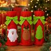 Creative Bow Tie Wine Bottle Cover for Christmas Table Decoration