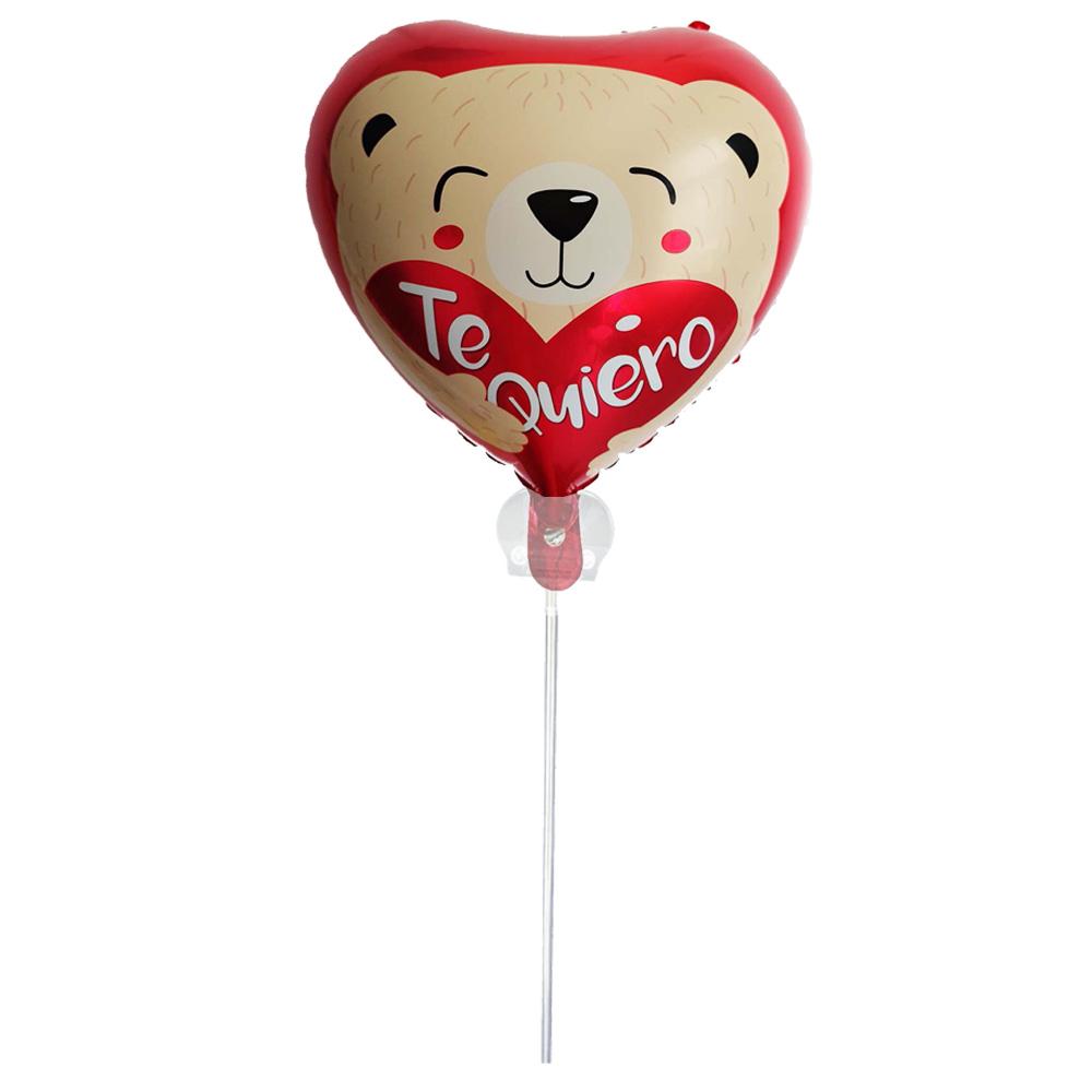 5/10Packs Valentine s Day Red Heart Balloons With Handheld Stick Base Mini Balloons Wedding Birthday Engagement Party Decoration 5Packs