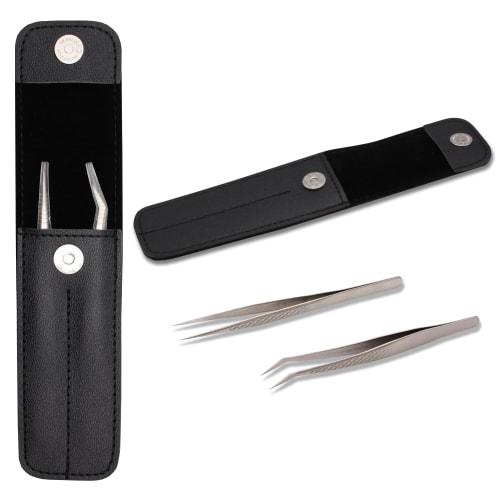 Cali&Brita [Perfect for Hobby Crafting!] 2025 Revised Precision Tweezers, Micro Tweezers, Decal Tweezers, Ultra-Fine Tweezers Set for Plastic Models,