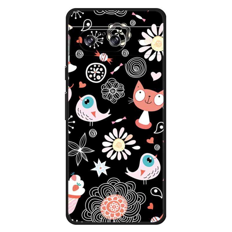 Für Google Pixel 8 / 8pro Hülle Weiches Silikon Löwe Eule Luxuriöse Rückabdeckungen Für Google Pixel 8 Pro Hüllen Pixel8 Cartoon Schalen